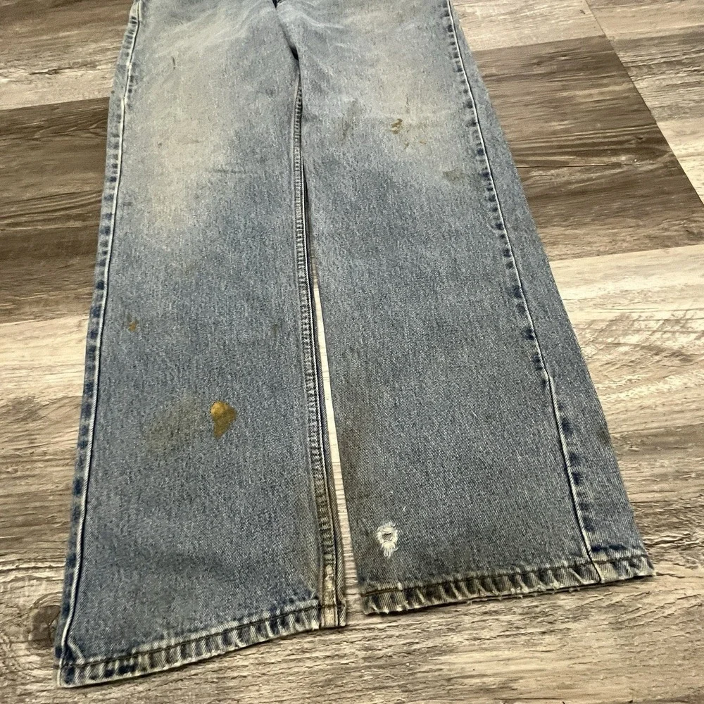 Vintage‎ Levis 550 Grunge Straight Leg Jeans 36 x 30 ( 35x29) Red Tab Paper Tag